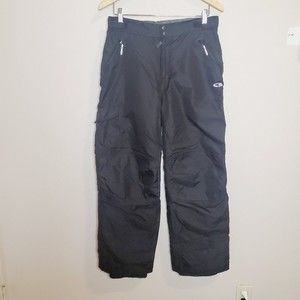 Champion black outdoor button and zip closure pockets kids cuffed Snow Pants